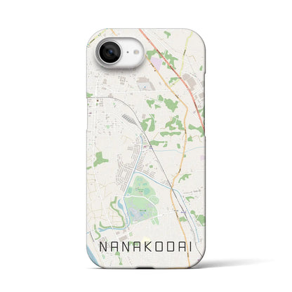 【七光台（千葉県）】地図柄iPhoneケース（バックカバータイプ）