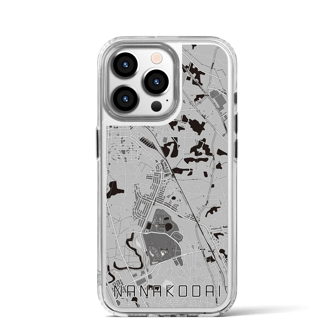 【七光台（千葉県）】地図柄iPhoneケース（MagSafeタイプ）