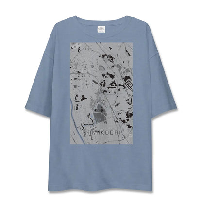 【七光台（千葉県）】地図柄ビッグシルエットTシャツ