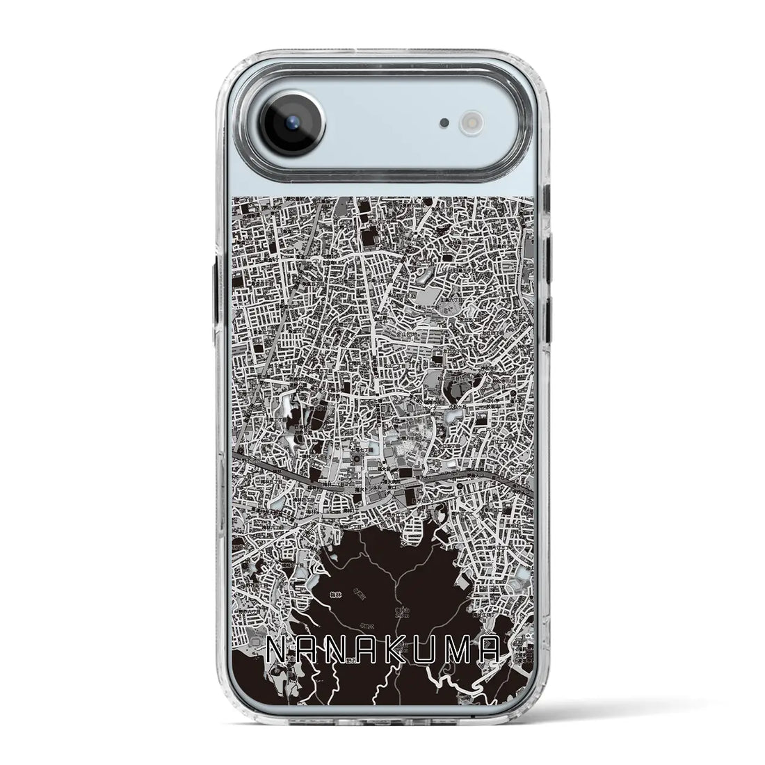 【七隈（福岡県）】地図柄iPhoneケース（MagSafeタイプ）