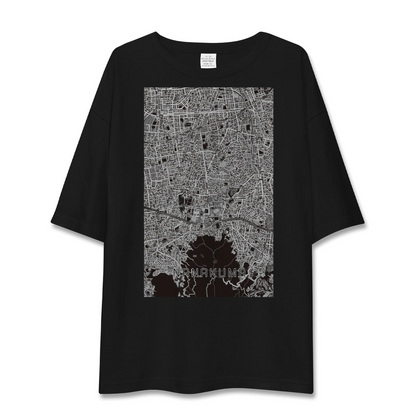 【七隈（福岡県）】地図柄ビッグシルエットTシャツ