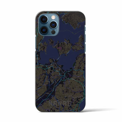 【七尾（石川県）】地図柄iPhoneケース（バックカバータイプ）