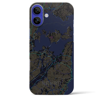 【七尾（石川県）】地図柄iPhoneケース（バックカバータイプ）