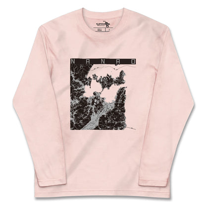 【七尾（石川県）】地図柄ロングスリーブTシャツ