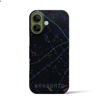 【七里（埼玉県）】地図柄iPhoneケース（バックカバータイプ）