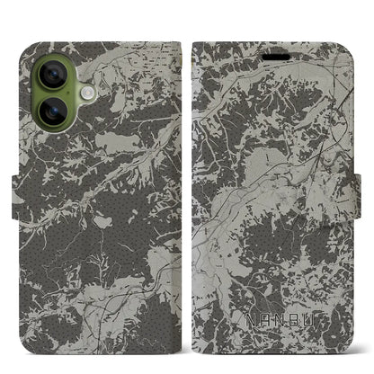 【南部（青森県）】地図柄iPhoneケース（手帳タイプ）