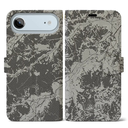 【南部（青森県）】地図柄iPhoneケース（手帳タイプ）