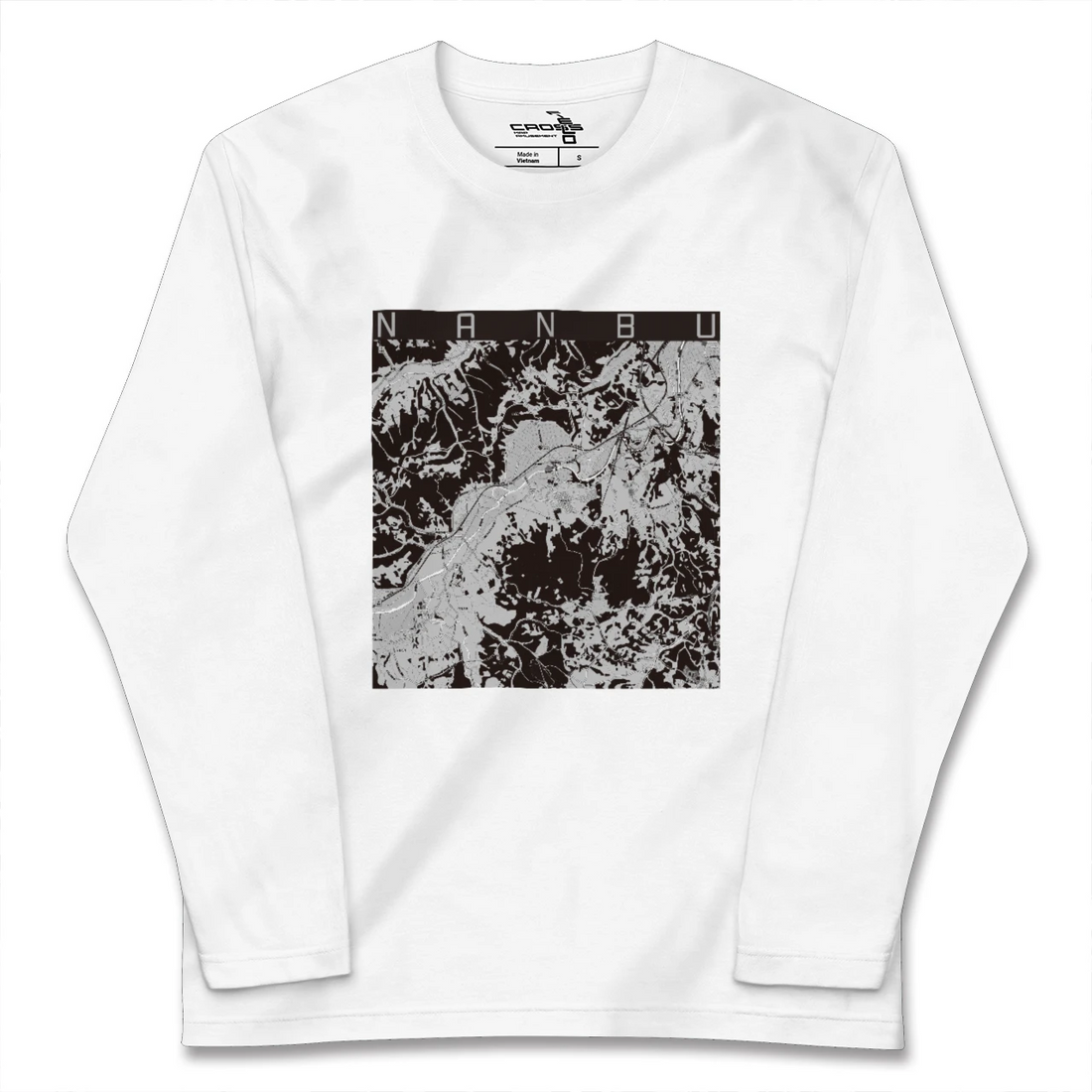 【南部(青森県)】地図柄ロングスリーブTシャツ