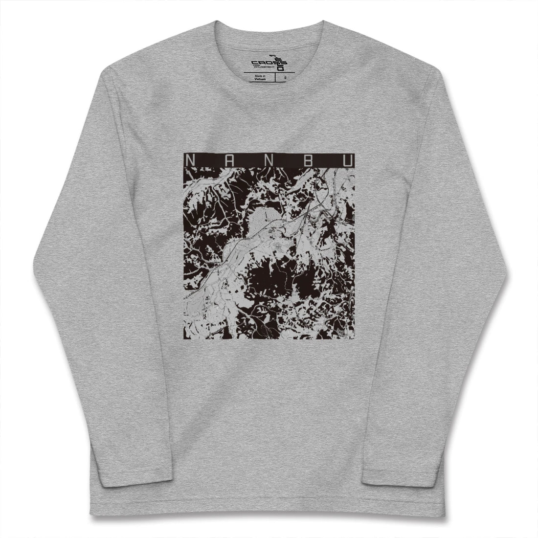 【南部（青森県）】地図柄ロングスリーブTシャツ