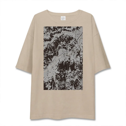 【南部（青森県）】地図柄ビッグシルエットTシャツ