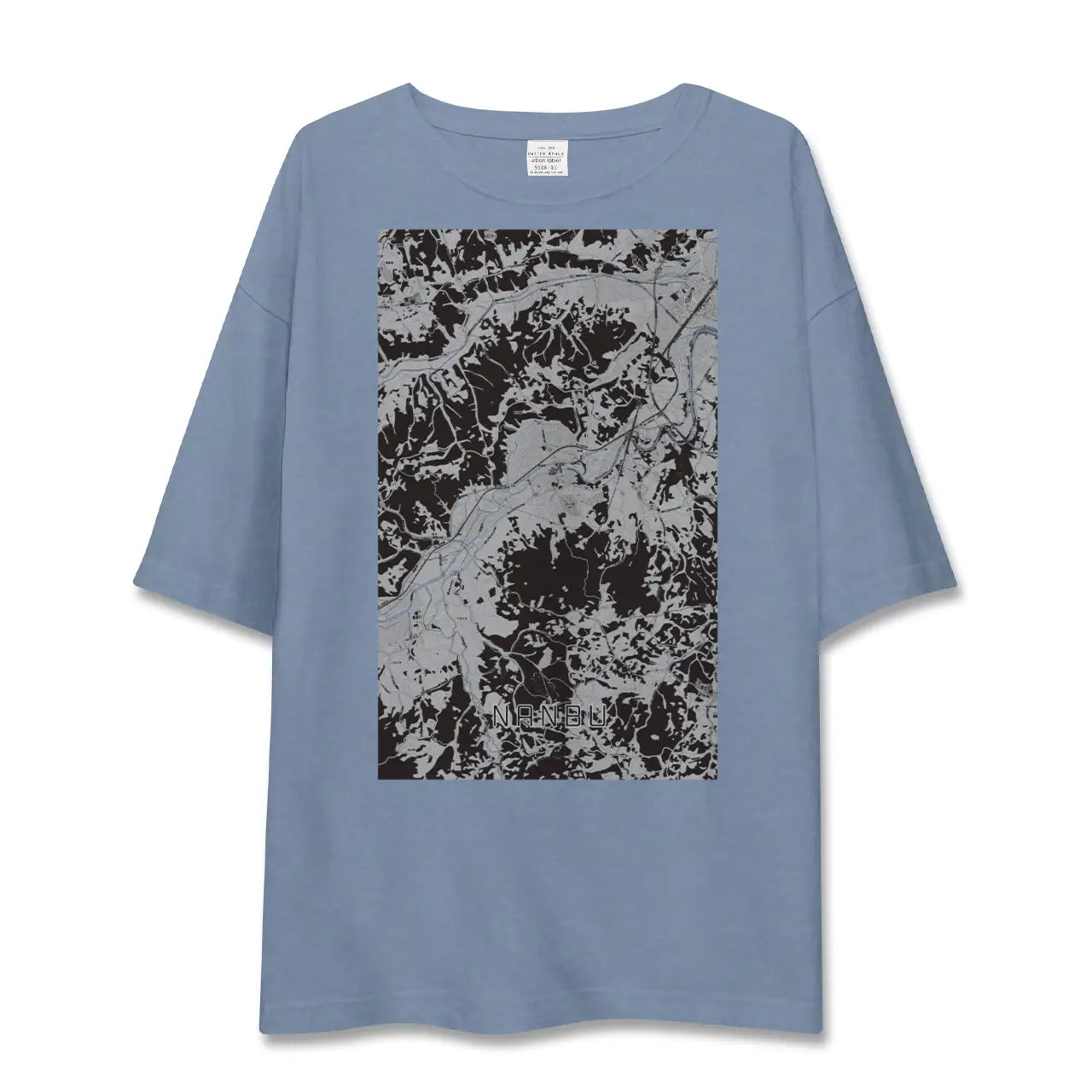【南部（青森県）】地図柄ビッグシルエットTシャツ