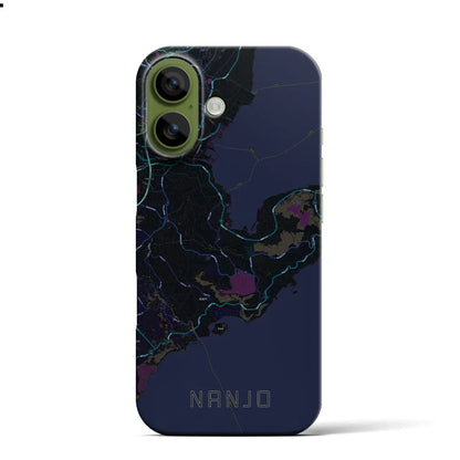 【南城（沖縄県）】地図柄iPhoneケース（バックカバータイプ）