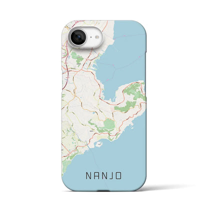 【南城（沖縄県）】地図柄iPhoneケース（バックカバータイプ）