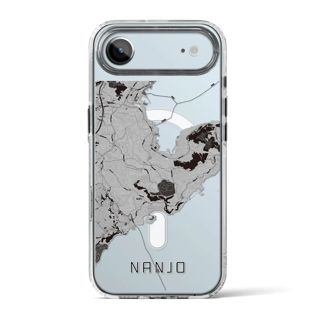 【南城（沖縄県）】地図柄iPhoneケース（MagSafeタイプ）