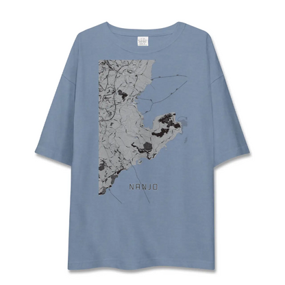 【南城（沖縄県）】地図柄ビッグシルエットTシャツ