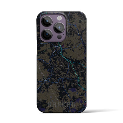 【南関（熊本県）】地図柄iPhoneケース（バックカバータイプ）