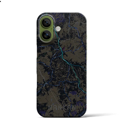 【南関（熊本県）】地図柄iPhoneケース（バックカバータイプ）