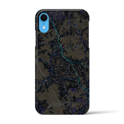 【南関（熊本県）】地図柄iPhoneケース（バックカバータイプ）