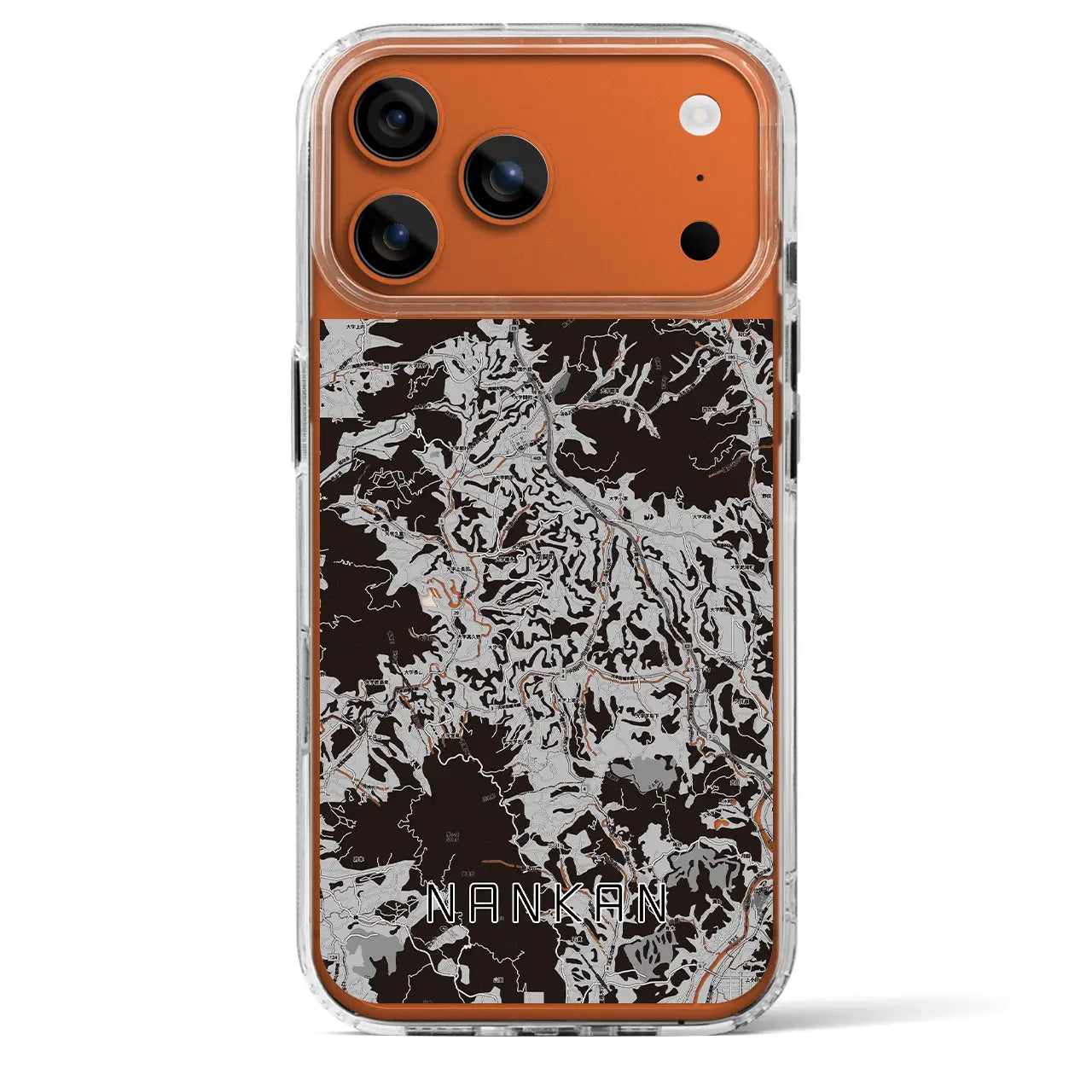 【南関（熊本県）】地図柄iPhoneケース（MagSafeタイプ）