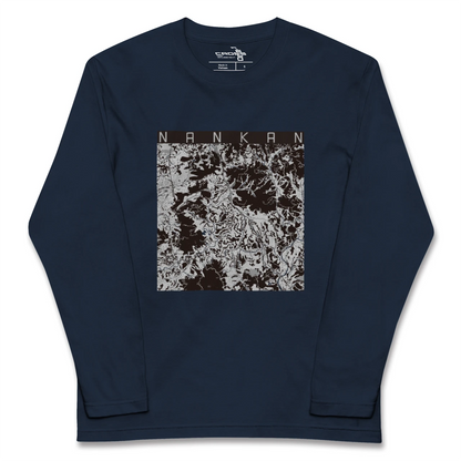 【南関（熊本県）】地図柄ロングスリーブTシャツ