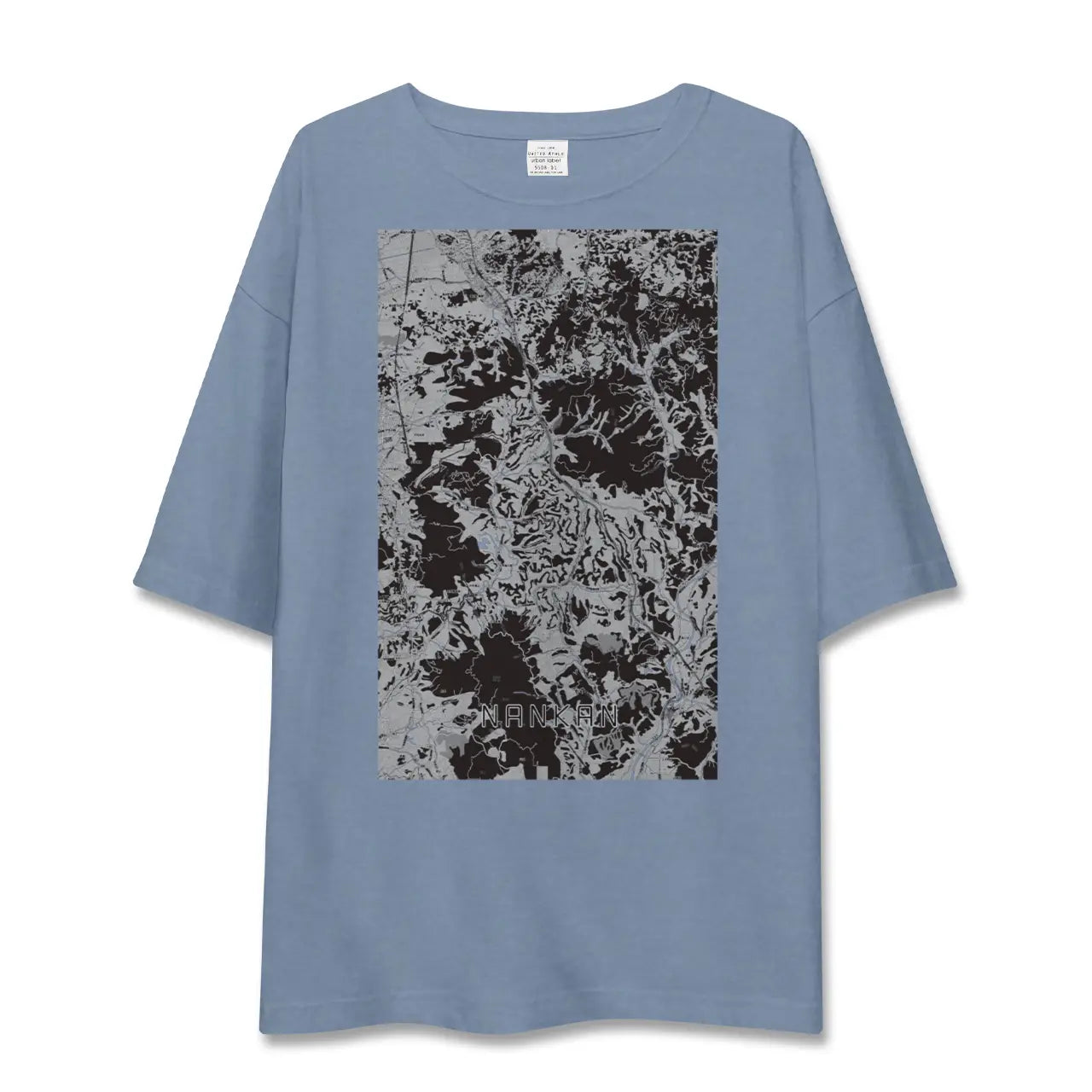 【南関（熊本県）】地図柄ビッグシルエットTシャツ
