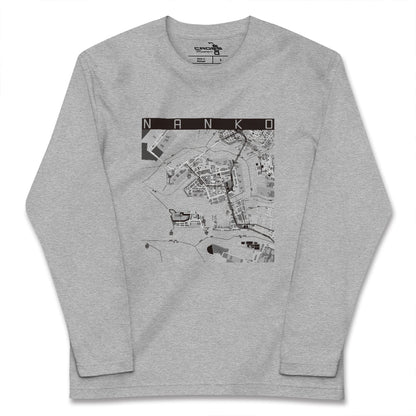 【南港（大阪府）】地図柄ロングスリーブTシャツ