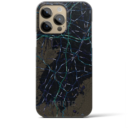 【南砺（富山県）】地図柄iPhoneケース（バックカバータイプ）