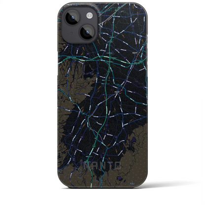 【南砺（富山県）】地図柄iPhoneケース（バックカバータイプ）