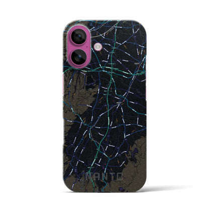 【南砺（富山県）】地図柄iPhoneケース（バックカバータイプ）