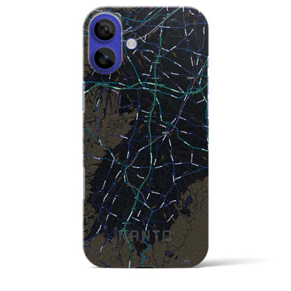 【南砺（富山県）】地図柄iPhoneケース（バックカバータイプ）