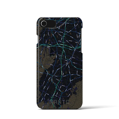 【南砺（富山県）】地図柄iPhoneケース（バックカバータイプ）