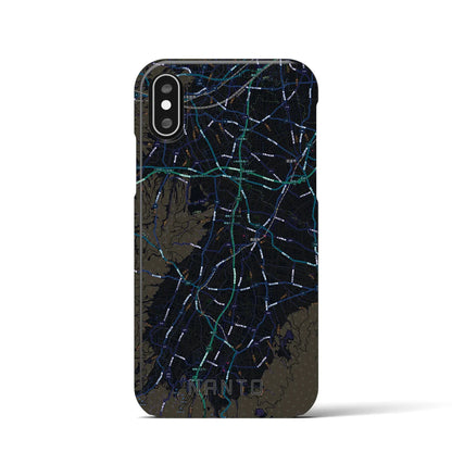 【南砺（富山県）】地図柄iPhoneケース（バックカバータイプ）