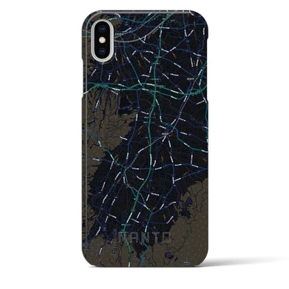 【南砺（富山県）】地図柄iPhoneケース（バックカバータイプ）