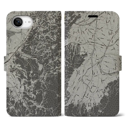 【南砺（富山県）】地図柄iPhoneケース（手帳タイプ）