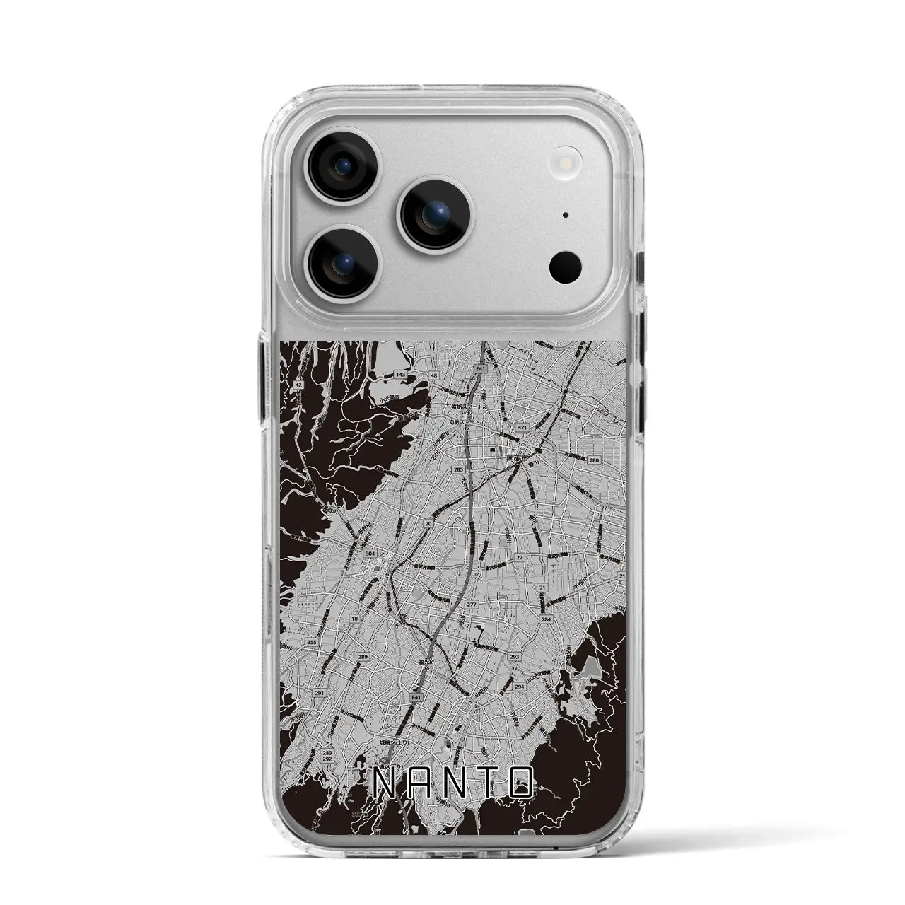 【南砺（富山県）】地図柄iPhoneケース（MagSafeタイプ）