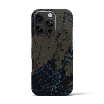 【南陽（山形県）】地図柄iPhoneケース（バックカバータイプ）