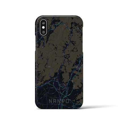 【南陽（山形県）】地図柄iPhoneケース（バックカバータイプ）