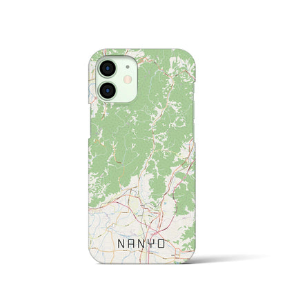 【南陽（山形県）】地図柄iPhoneケース（バックカバータイプ）