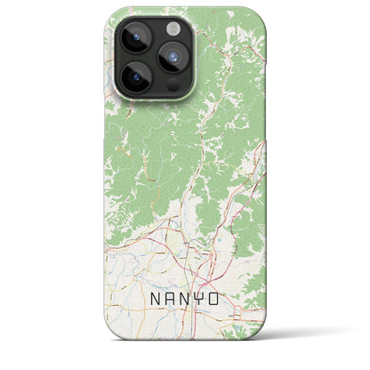 【南陽（山形県）】地図柄iPhoneケース（バックカバータイプ）