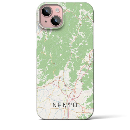 【南陽（山形県）】地図柄iPhoneケース（バックカバータイプ）