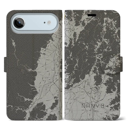 【南陽（山形県）】地図柄iPhoneケース（手帳タイプ）