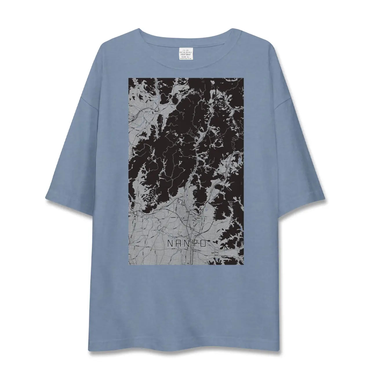 【南陽（山形県）】地図柄ビッグシルエットTシャツ