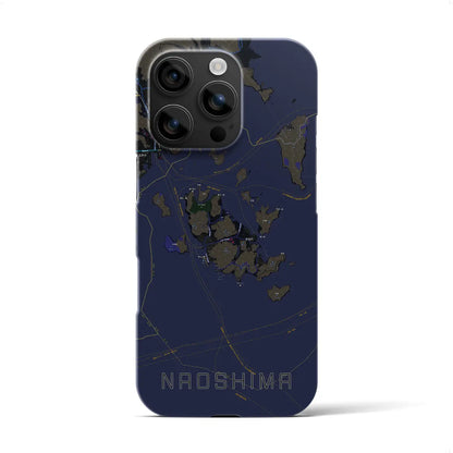 【直島（香川県）】地図柄iPhoneケース（バックカバータイプ）