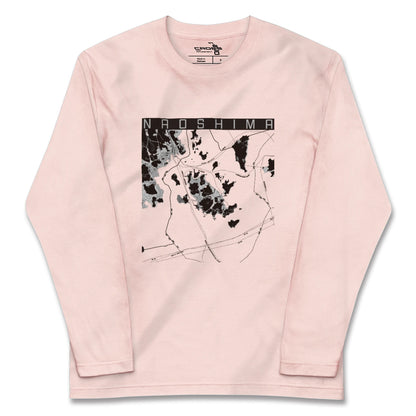 【直島（香川県）】地図柄ロングスリーブTシャツ