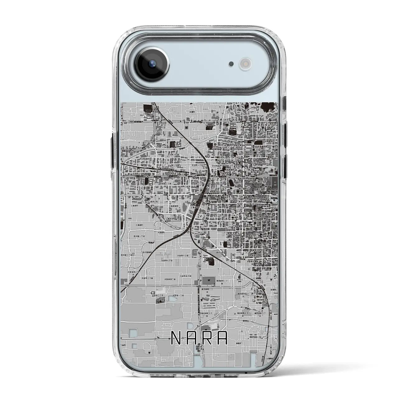 【奈良2（奈良県）】地図柄iPhoneケース（MagSafeタイプ）