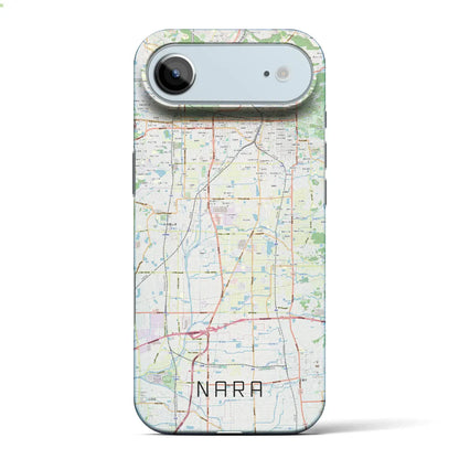 【奈良（奈良県）】地図柄iPhoneケース（バックカバータイプ）