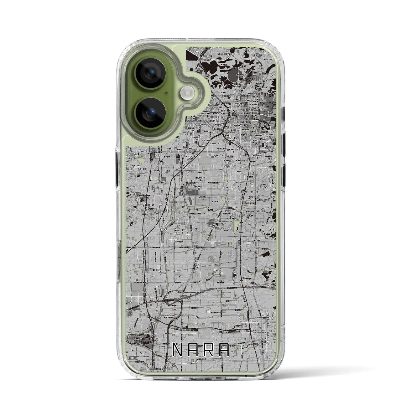 【奈良（奈良県）】地図柄iPhoneケース（MagSafeタイプ）