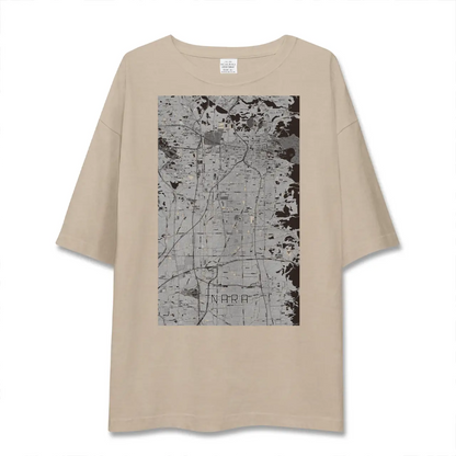 【奈良（奈良県）】地図柄ビッグシルエットTシャツ