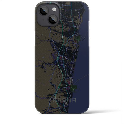 【楢葉（福島県）】地図柄iPhoneケース（バックカバータイプ）