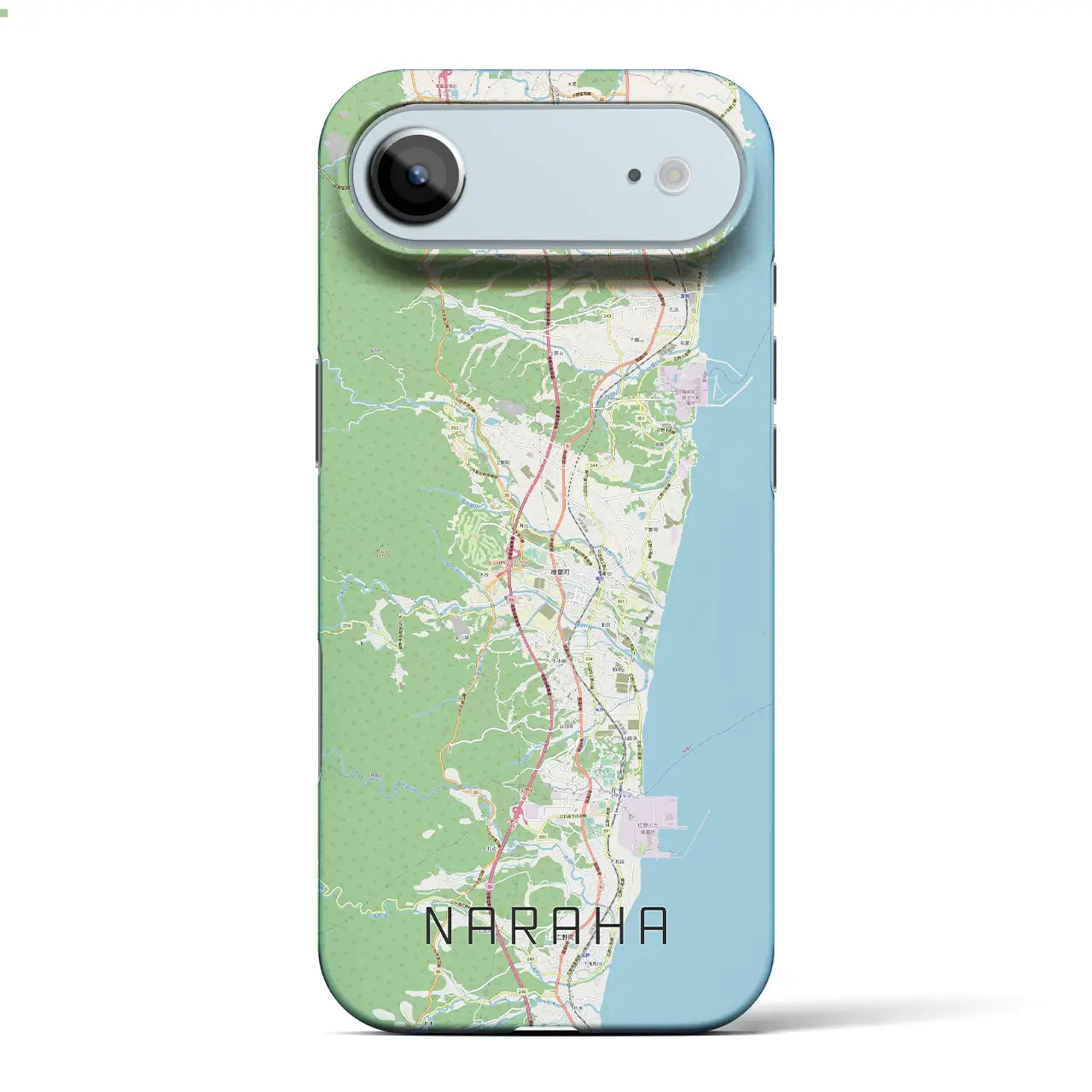 【楢葉（福島県）】地図柄iPhoneケース（バックカバータイプ）